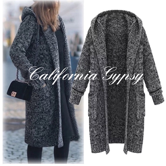 Sweaters - Cardigan Boho Knit pocket Sweater